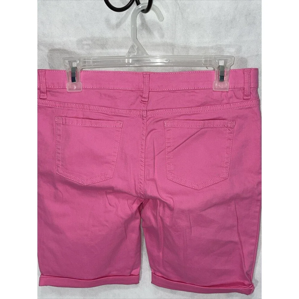 The Children's Place Cuffed Shorts Pink Size 14 Plus